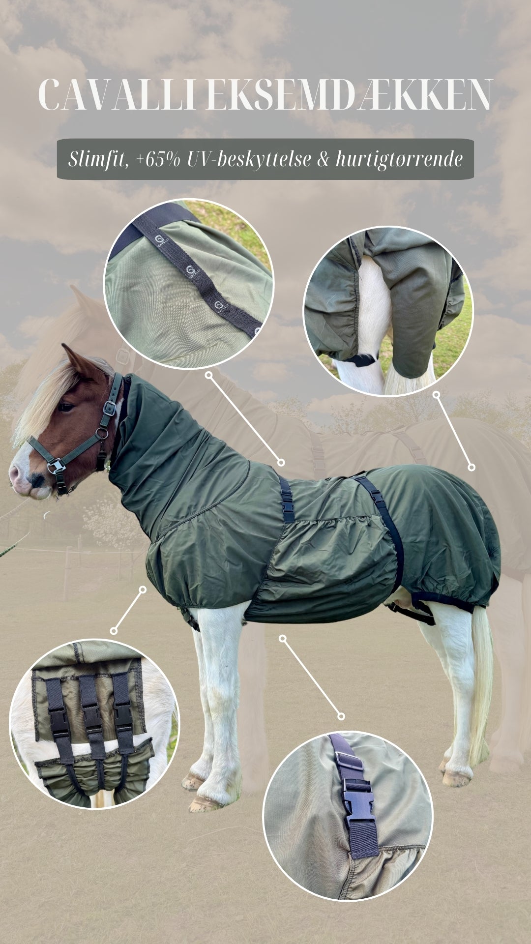 Cavalli Eksemdækken - Moss Green