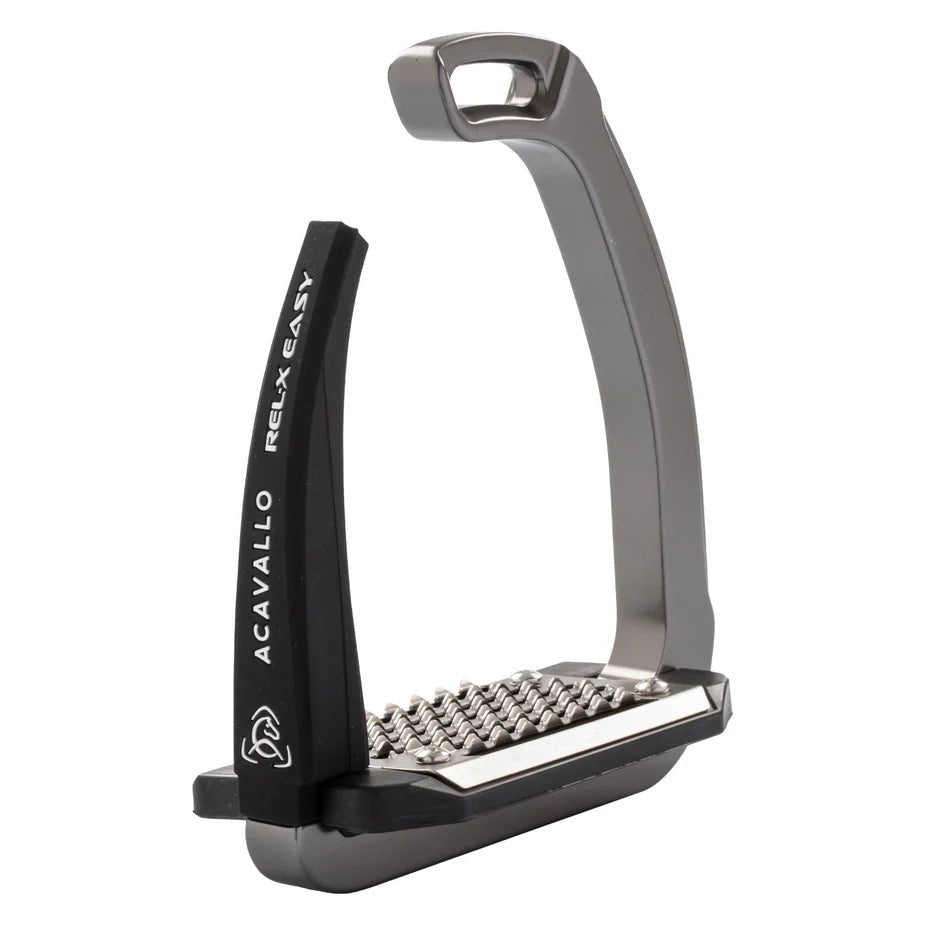 Acavallo - REL - X Easy Sikkerheds Stigbøjler - Titanium - animondo.dk - AC667_TITAN