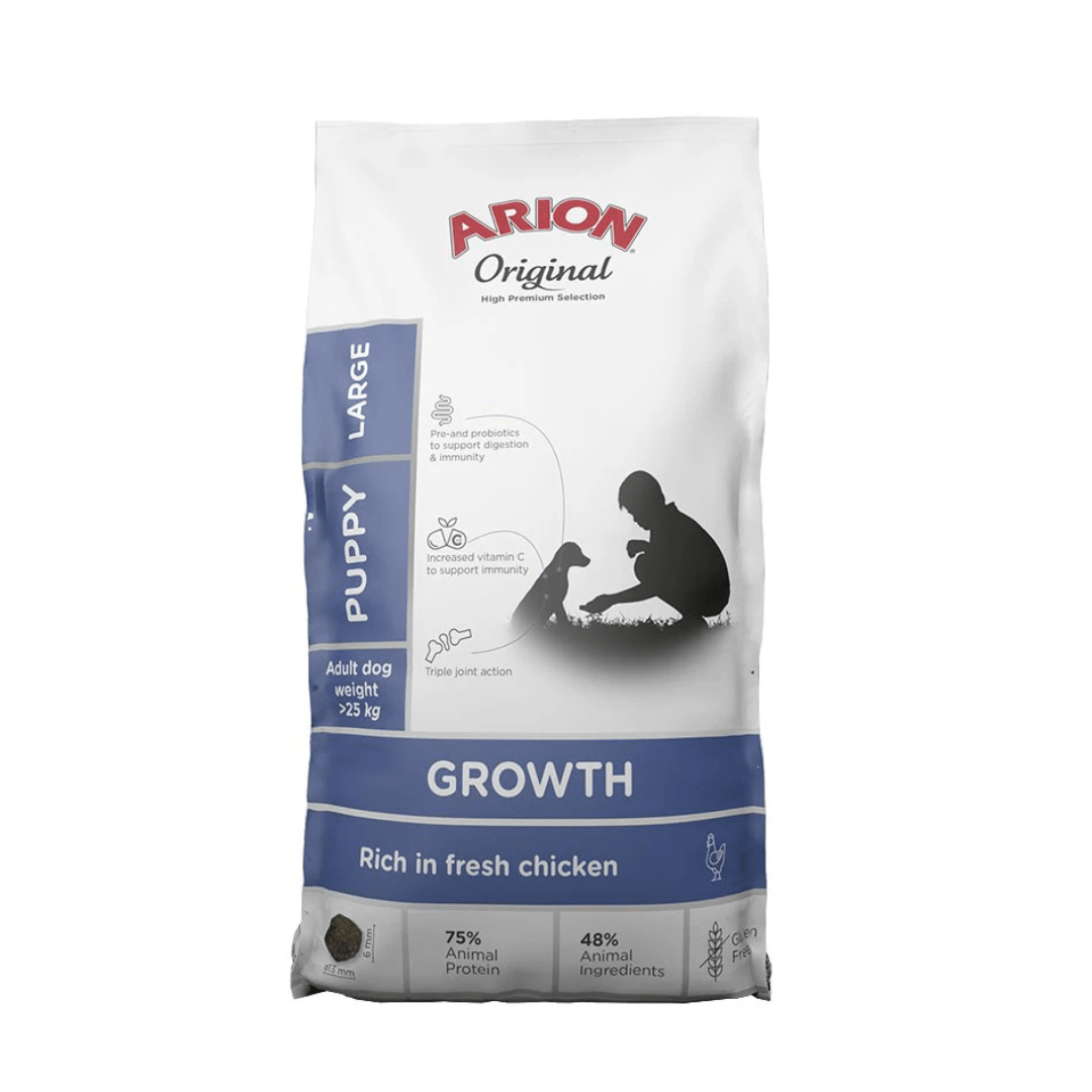 Arion Original - Hvalpefoder m. Kylling til store hunderacer - 12 KG - animondo.dk - 106063