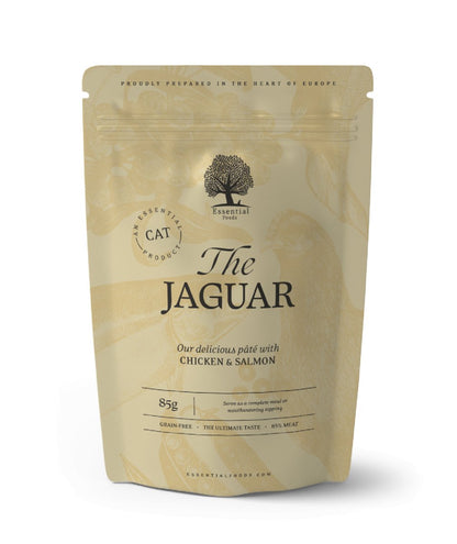 Essential The Jaguar - vådfoder m. kylling & laks - 12x85g - animondo.dk - 5226
