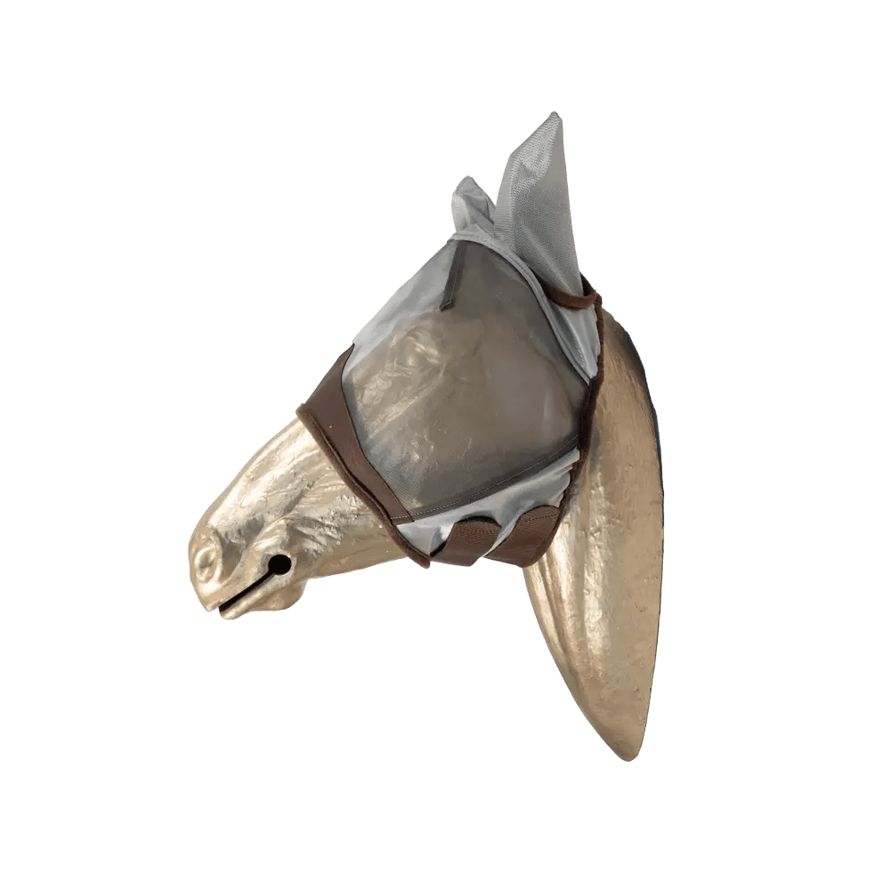 Fly Mask Classic with ears - Silver - animondo.dk - 42646-42-COB