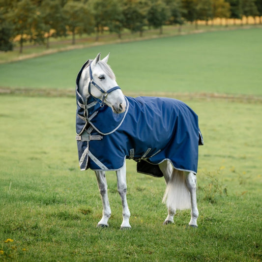 Horseware Amigo - 1200D Fieldsafe Plus Vinterdækken - 250 gram - Navy - animondo.dk - AANPL5 - BJI0 - 66