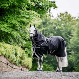 Horseware - Amigo Bravo 12 Plus Regndækken m. hals - 0 gram - Sort - animondo.dk - AARP70 - KJI0 - 45