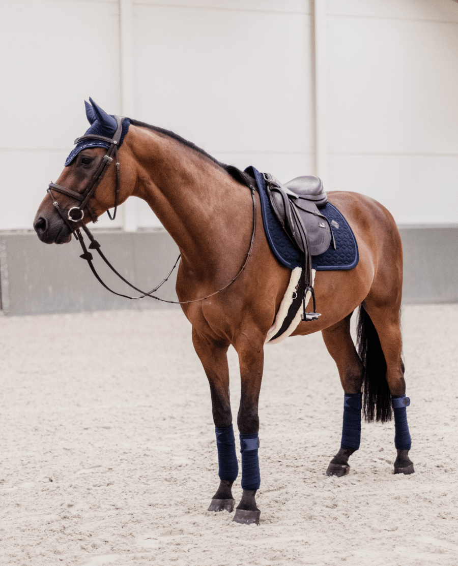 Kentucky - Dressurunderlag Glitter Rope - Navy - animondo.dk - 42584 - 03 - DR