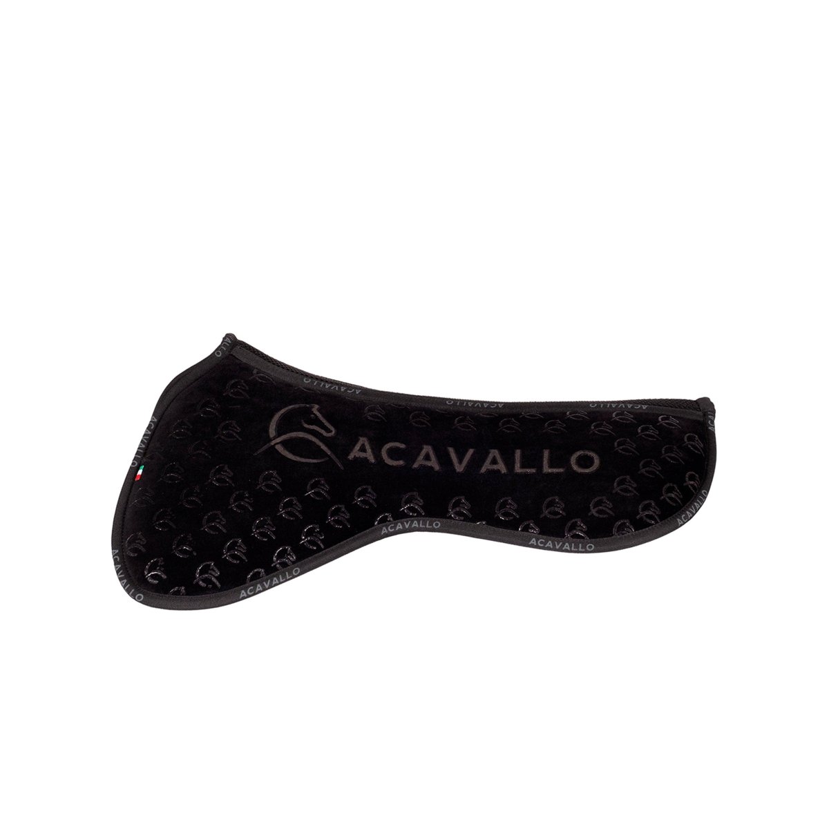 Acavallo Sadelpad m. Memory Foam & Silikone Grip - Sort - animondo.dk