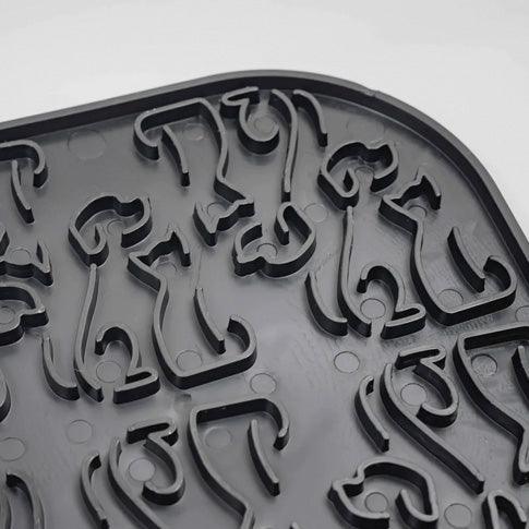 FIBOO Lollipop Slikkemåtte - Sort - animondo.dk