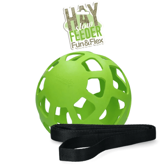 Hay Slowfeeder fun and flex 22 cm Green Ball - animondo.dk