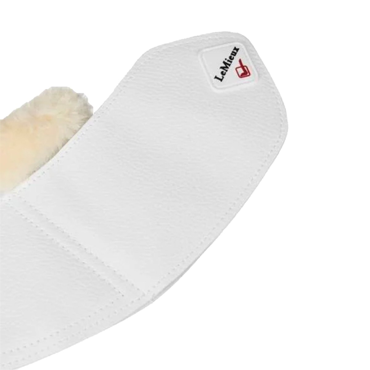 LeMieux Fleece WrapRound Klokker - Hvid/Neutral - animondo.dk