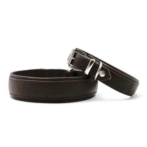 Maul Halsbånd Klassik Soft - Sort/Sølv - animondo.dk