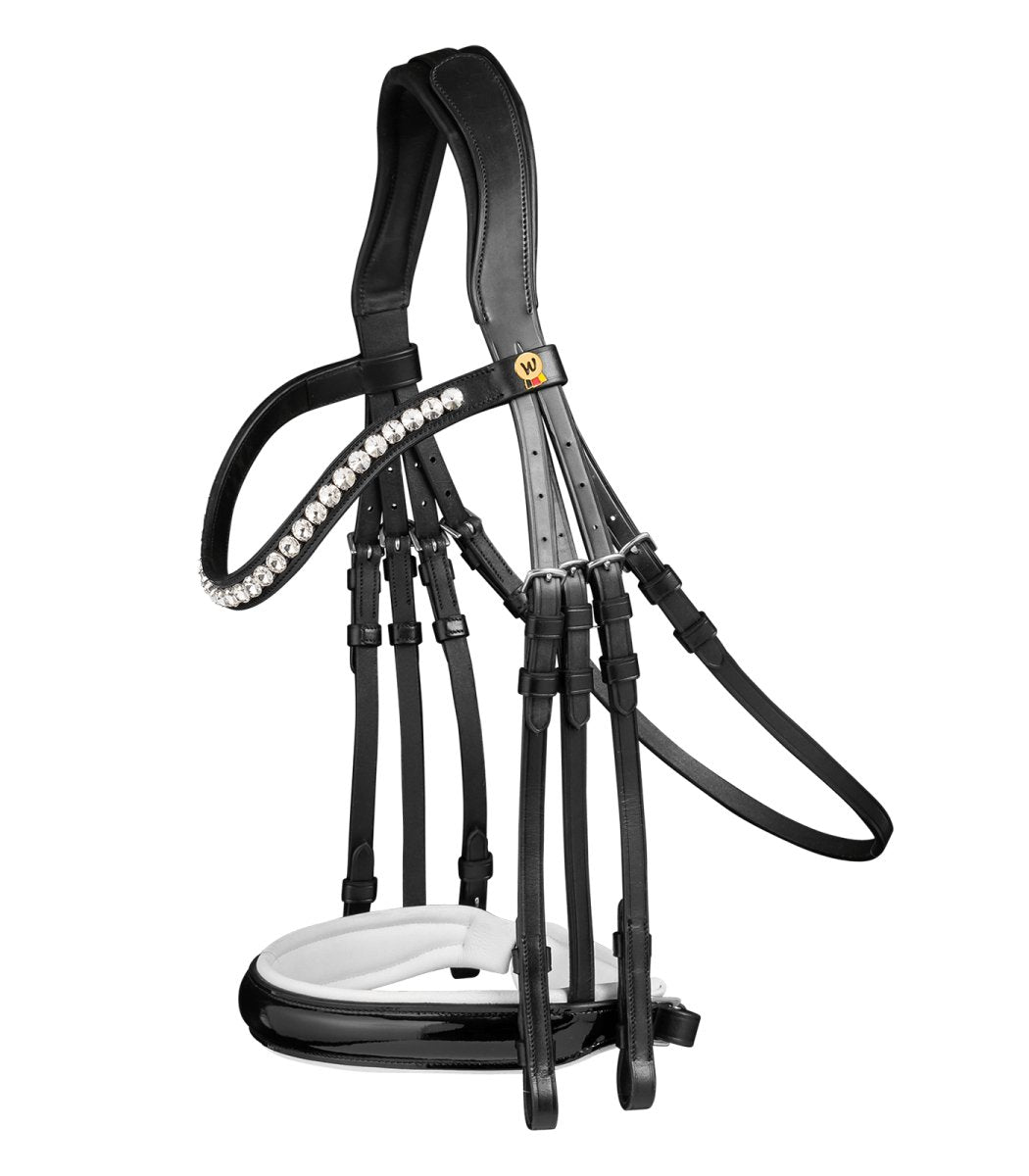Weymouth bridle Timeless, pullback - Sort - animondo.dk
