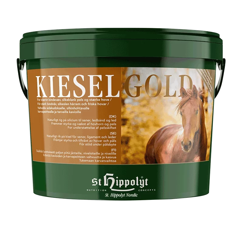 St. Hippolyt - Kieselgold - Hud, Pels og Hov Boost - 4 kg