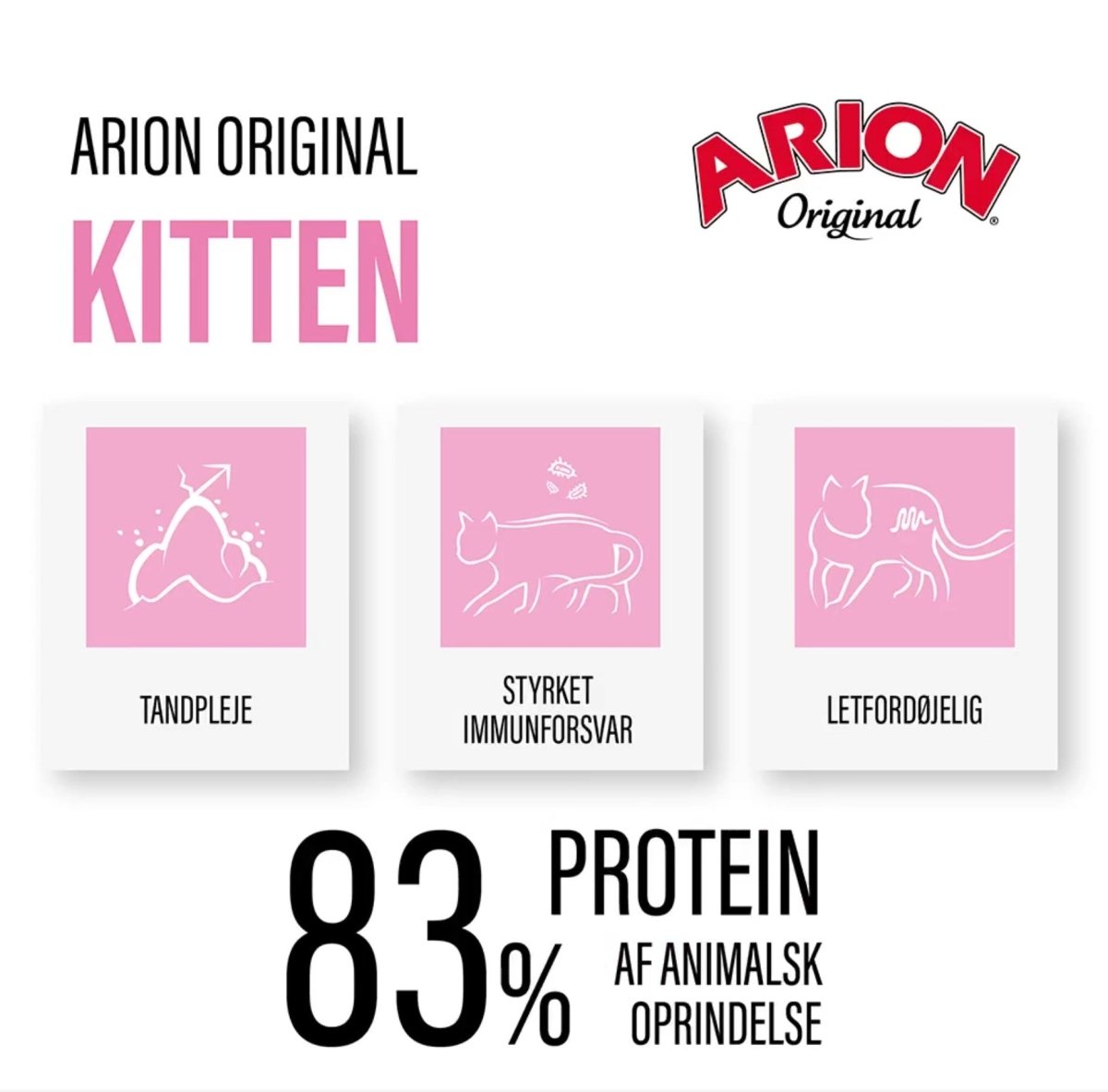 Arion Original Cat Kitten 7,5 kg - animondo.dk - 105853