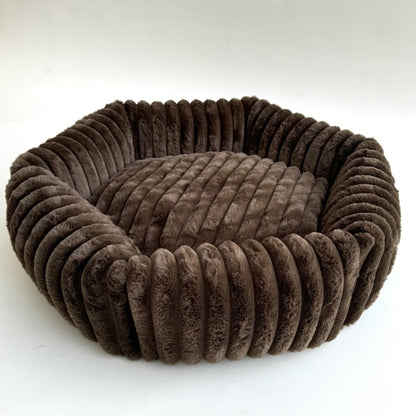 Barkly Fur Bed - Dark Brown - NYHED!!! - animondo.dk - Bar2004