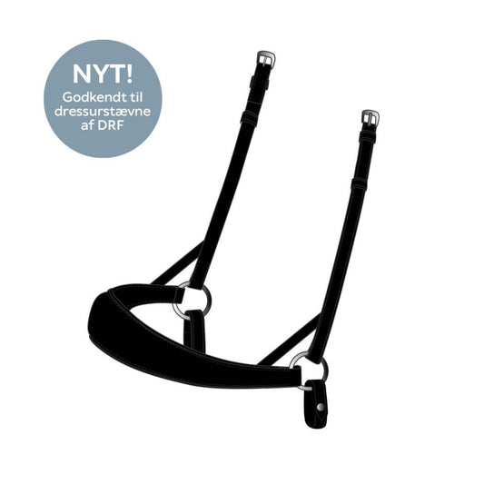 CATAGO - Gentle Bridle Næsebånd m. Samleringe - Sort - animondo.dk - 800273001