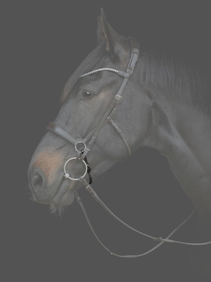 CATAGO - Gentle Bridle Næserem - Sort - animondo.dk - 800313001