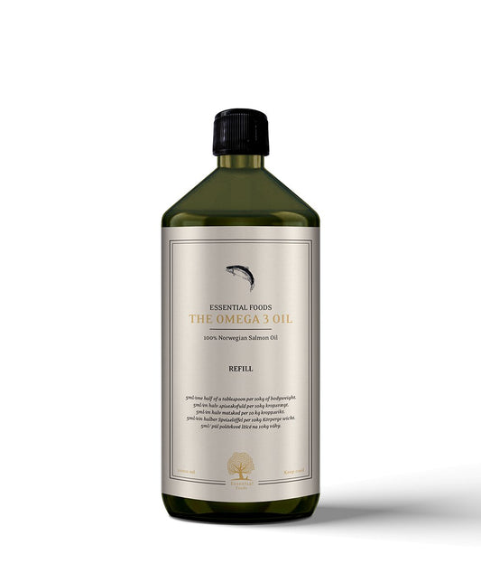 Essential - Omega 3 Lakseolie - 1 L - animondo.dk - 4000