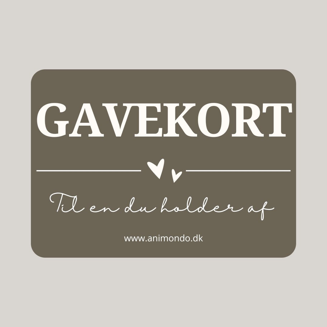 Gavekort - animondo.dk - 
