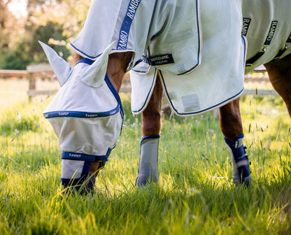 Horseware - Rambo Protector Plus Insektdækken - Grå/Navy - animondo.dk - AFAR90 - IBWT - 60