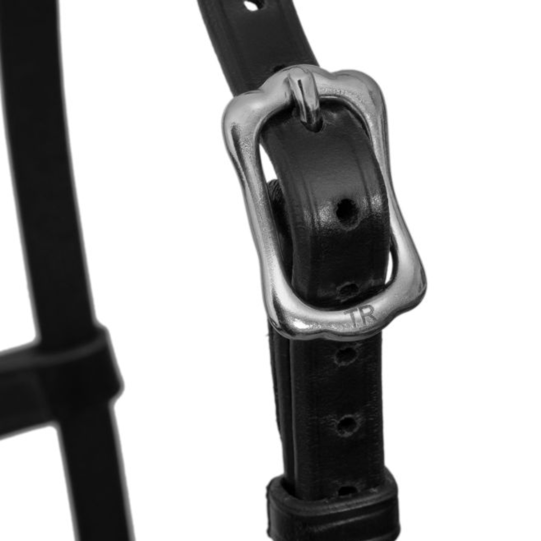 Top Reiter - "DEMANTUR" Nakkestykke til trense - Sort/Hvid - animondo.dk - KS - DM - WH