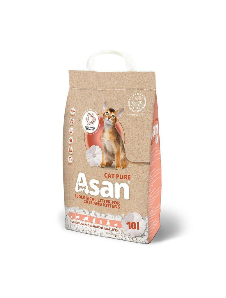 Asan Cat Pure 10l - animondo.dk