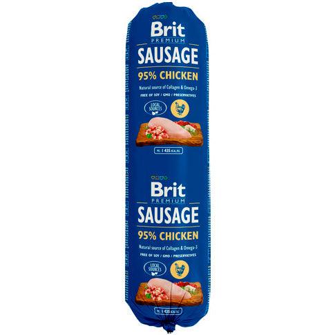 Brit Sausage with Chicken 800 g - animondo.dk