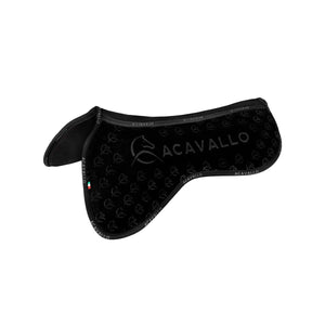 Acavallo Sadelpad m. Memory Foam & Silikone Grip - Sort - animondo.dk
