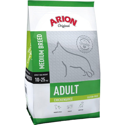 Arion Original Adult Medium Kylling & Ris - 12 kg - animondo.dk
