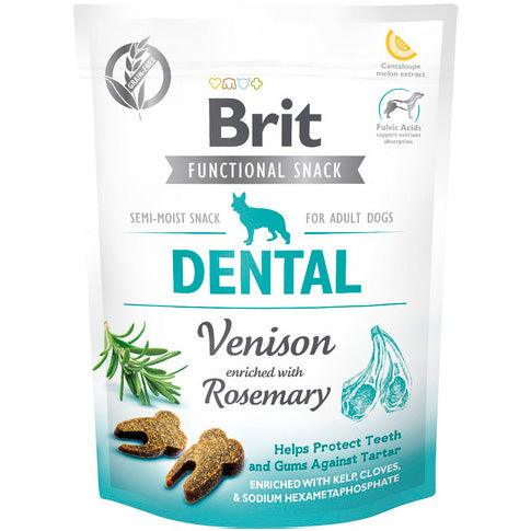 Brit Care Dog Functional Snack Dental Venison 150g - animondo.dk