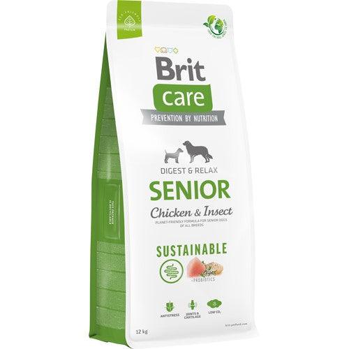 Brit Care Sustainable Senior Kylling & insekt 12 kg - animondo.dk