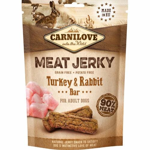 Carnilove Jerky Turkey & Rabbit Bar 100 g - animondo.dk