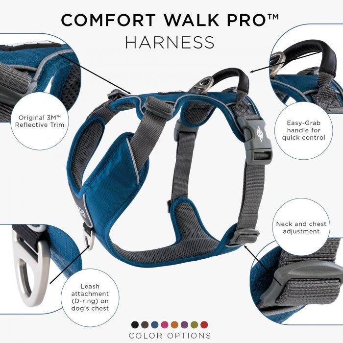 Dog Copenhagen Comfort Walk Pro™ Sele - Ocean Blue - animondo.dk