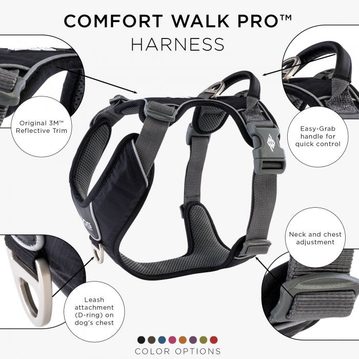 Dog Copenhagen Comfort Walk Pro™ Sele - Sort - animondo.dk