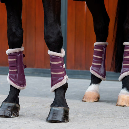 Eskadron Heritage 23 Glamslate FauxFur Shetty Gamacher - Cassis - animondo.dk