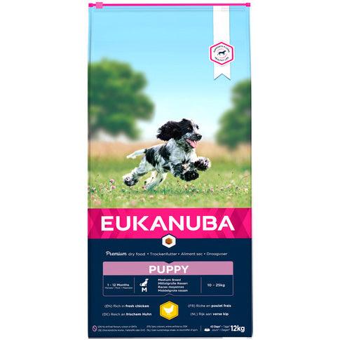 Eukanuba Puppy Medium Breed 12 kg - animondo.dk