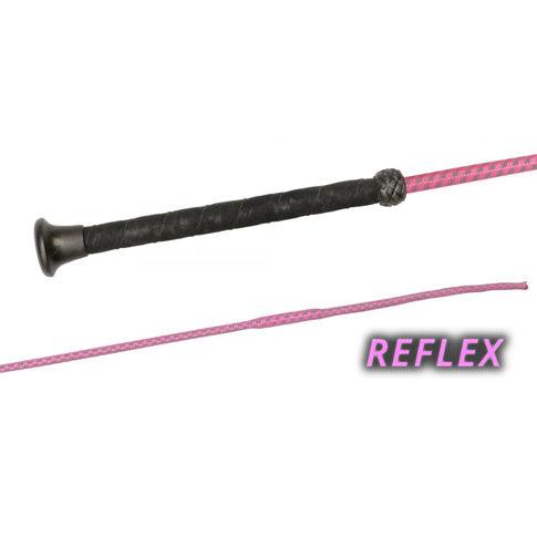 Fleck Reflex Neon dressurpisk m. Ultrasoft grip - animondo.dk