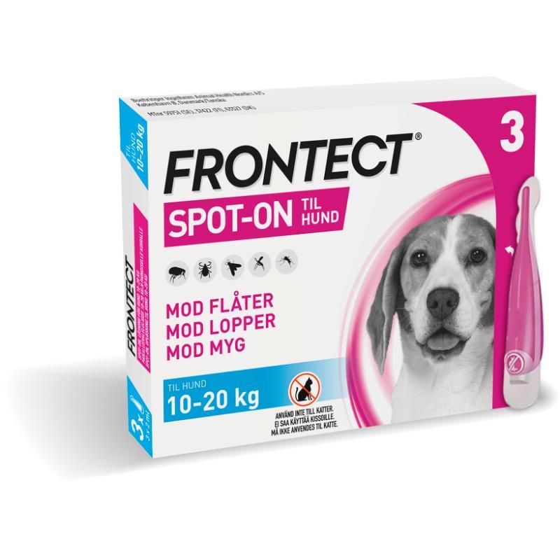 FRONTECT, 3 x 2 ml til hund 10-20 kg - animondo.dk