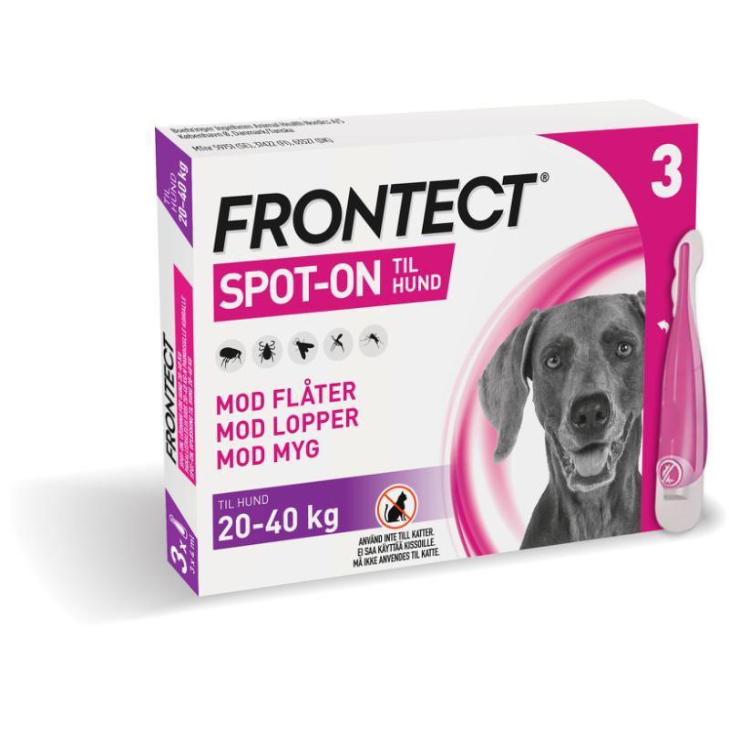 FRONTECT, 3 x 4 ml til hund 20-40 kg - animondo.dk