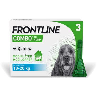 Frontline Combo Hund 10-20 kg x3 - animondo.dk