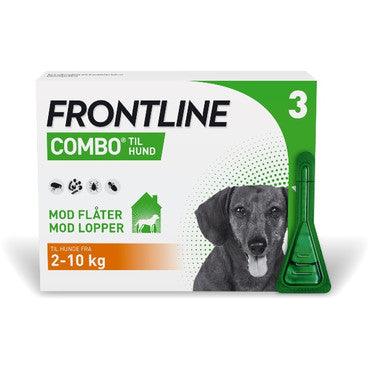 Frontline Combo Hund 2-10 kg x3 - animondo.dk