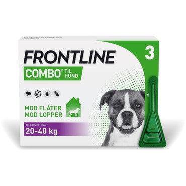 Frontline Combo Hund 20-40 kg x 3 - animondo.dk