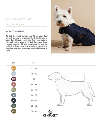 Kentucky Dog Coat Original - Mørkegrøn - animondo.dk