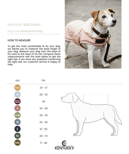 Kentucky Dog Coat Waterproof - Koral - animondo.dk