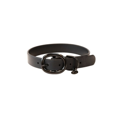 Kentucky Dog Collar Soft Rubber - Sort - animondo.dk