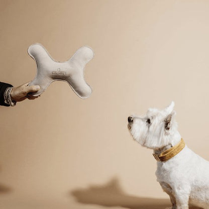 Kentucky Dog Toy Pastel Bone Cream - animondo.dk
