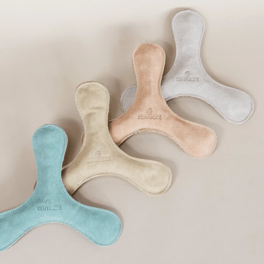 Kentucky Dog Toy Pastel Boomerang - Beige - animondo.dk