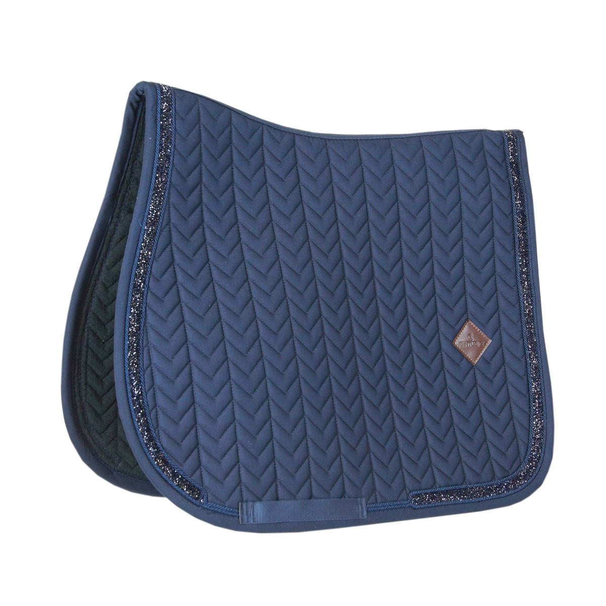 Kentucky Horsewear Glitter Stone Show Springunderlag - Navy - animondo.dk