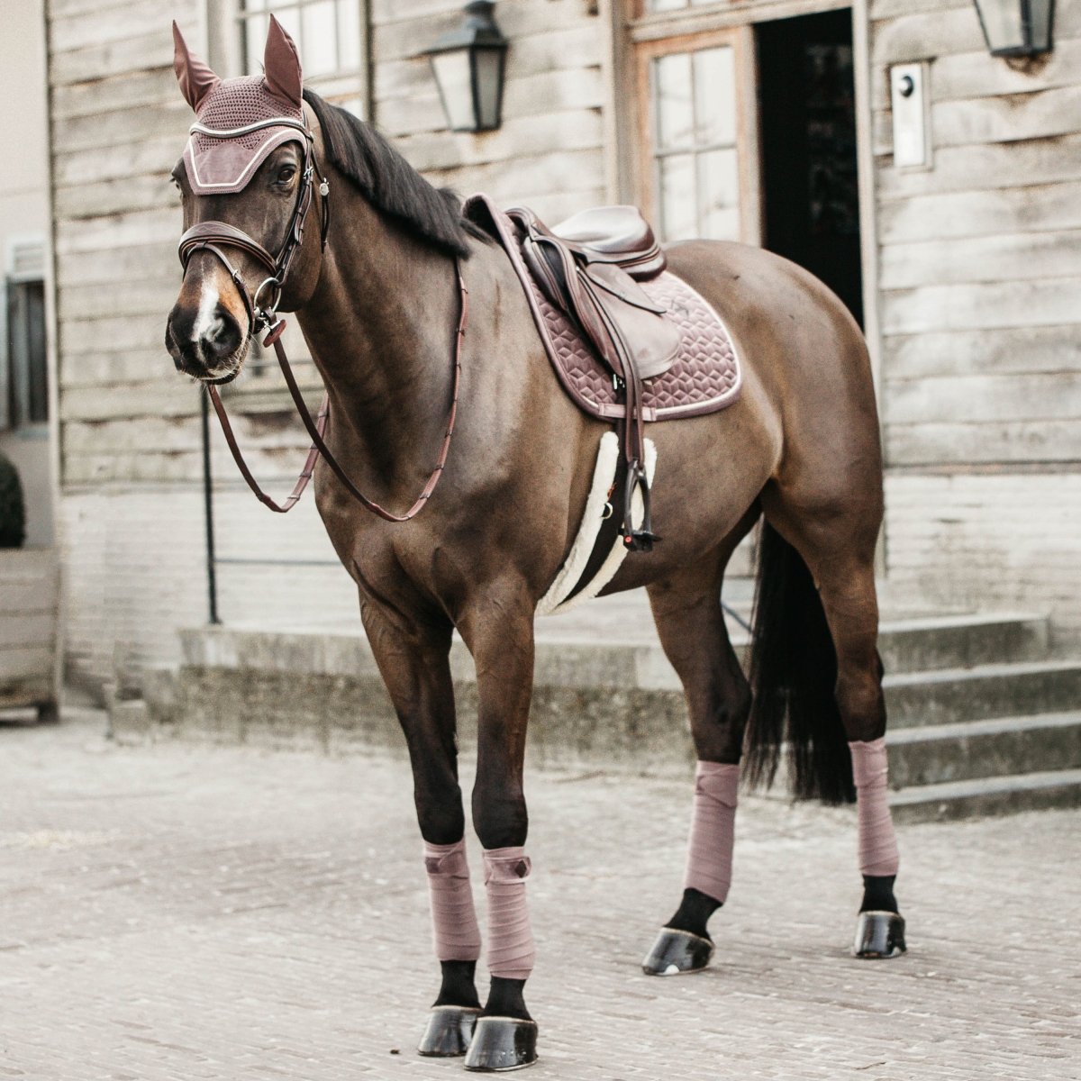 Kentucky Horsewear Velvet Springunderlag - Lys Lilla - animondo.dk