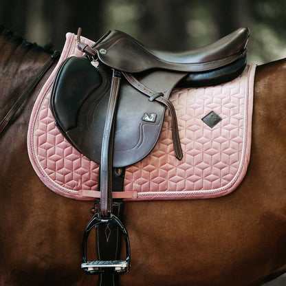 Kentucky Horsewear Velvet Springunderlag - Old Rose - animondo.dk