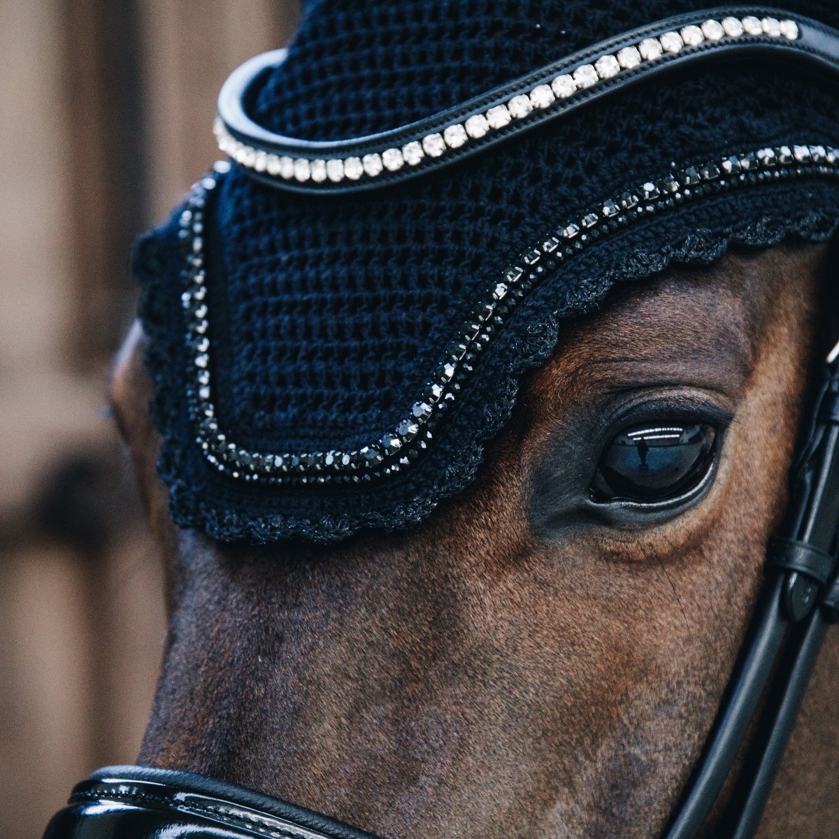 Kentucky Horsewear Wellington Stone & Pearl Hut - Sort - animondo.dk