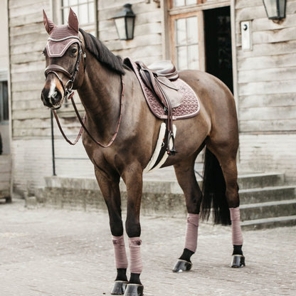 Kentucky Horsewear Wellington Velvet Hut - Old Rose - animondo.dk